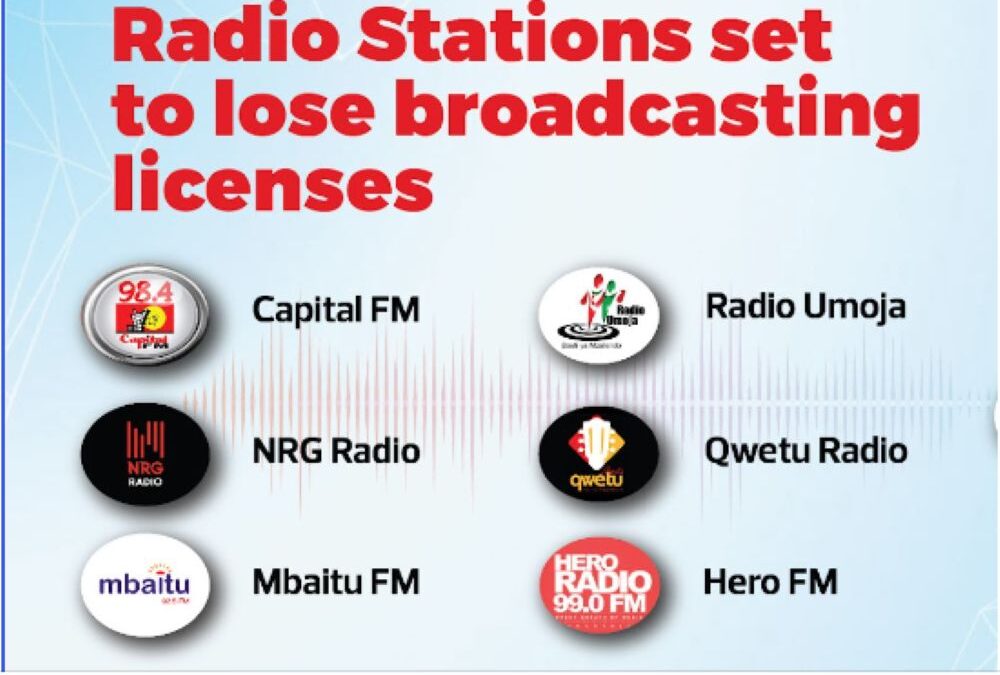 Capital FM, NRG Radio, One FM, Mbaitu FM, Mudzi Fm, Qwetu Radio