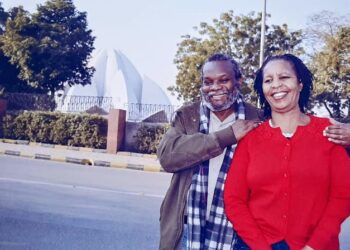 Macharia Gaitho and his wife Christine