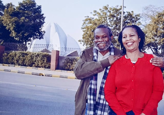 Macharia Gaitho and his wife Christine