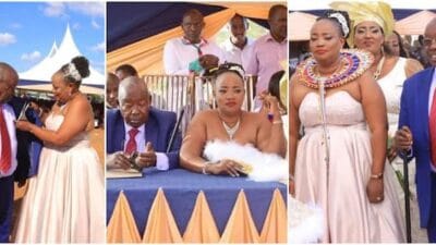 Kajiado mp david sankuri wedding