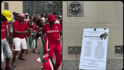 Kenyans In The United States Storm Imf