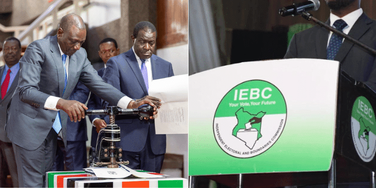 President William Ruto On Iebc Bill