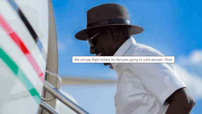 President William Ruto Travelling