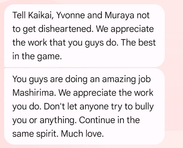 Yvonne Okwara messages photo