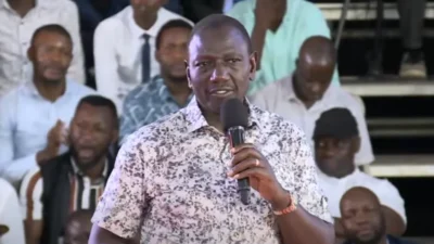 President William Ruto In A Town Hall Meeting In Kisumu Aug 29,2024