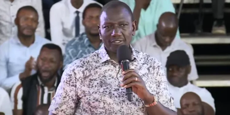 President William Ruto In A Town Hall Meeting In Kisumu Aug 29,2024
