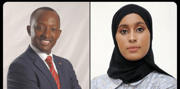 Machel Waikenda and Asha Abdi photo