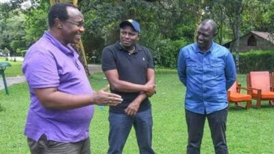 David Ndii With William Ruto