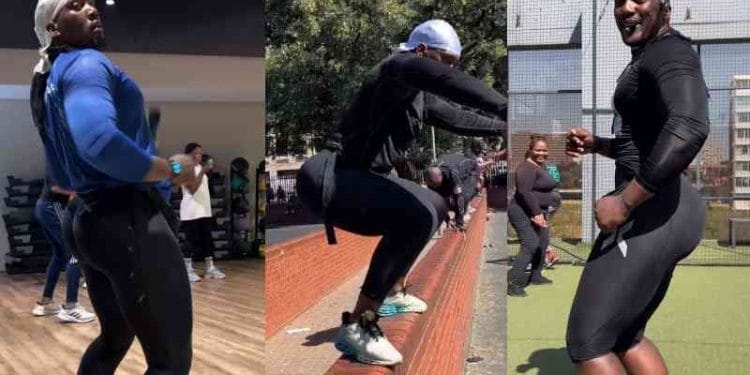 Nkululeko Dlamini 'King of Squats' in Kenya for challenge