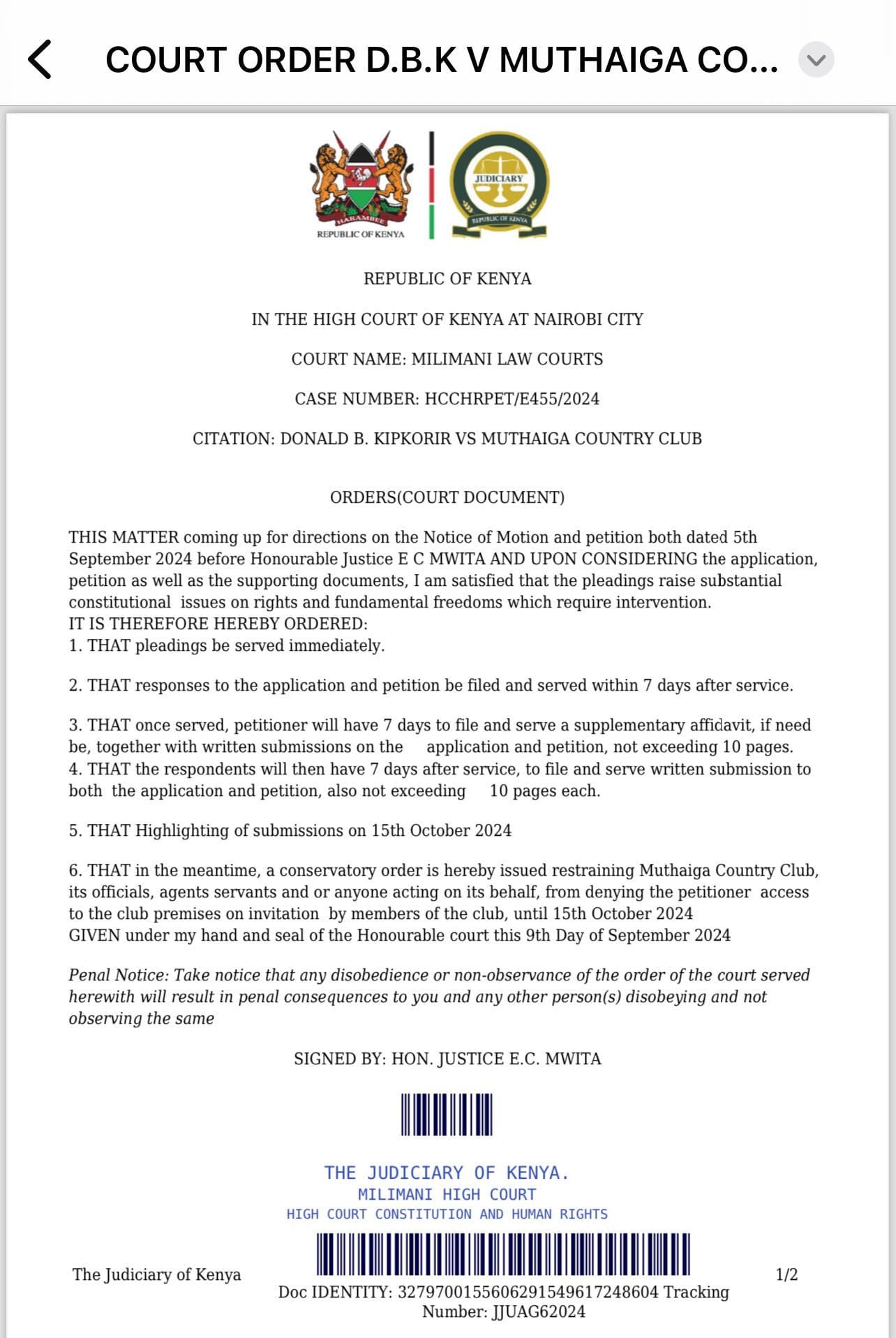Muthaiga Golf Club