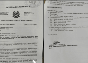Police Charge Sheets