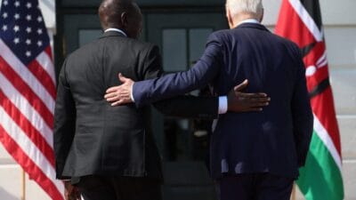 U.s. President Biden Welcomes Kenyan President Ruto On At The White House In Washington