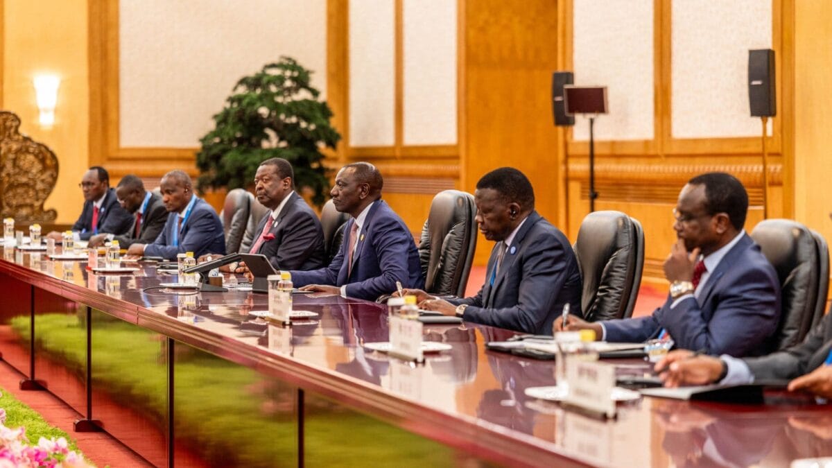 president william ruto and delegation in china