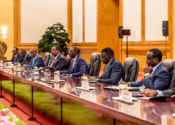 president william ruto and delegation in china