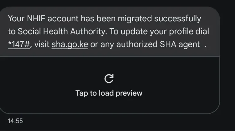 Nhif To Sha 1