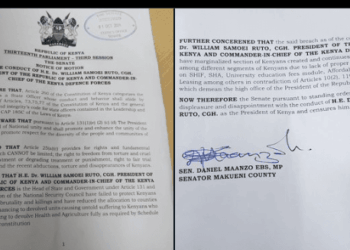 President William Ruto Censured Motion