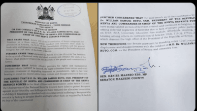 President William Ruto Censured Motion