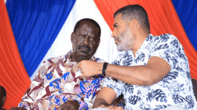 Raila In Mombasa With Nassir