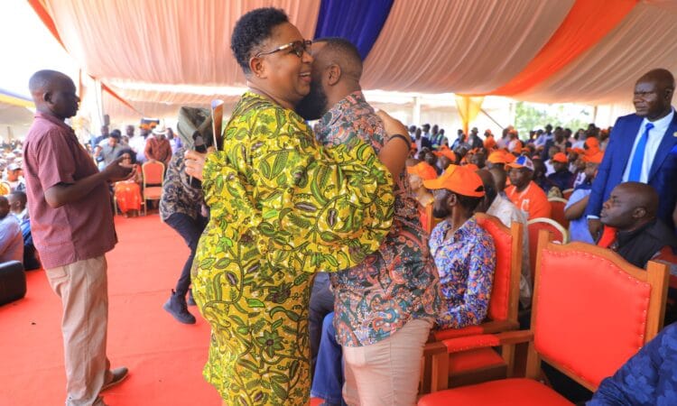 Aisha Jumwa With Hassan Joho Top