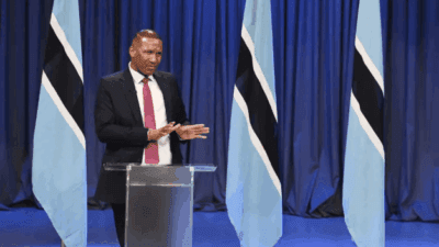 Botswana President Duma Boko
