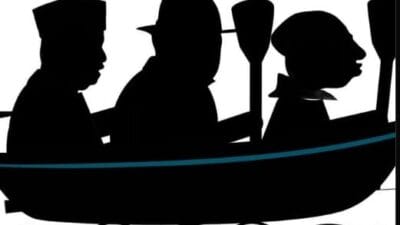 Three Leaders In A Boat