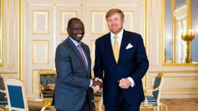 President William Ruto With Dutch Pm