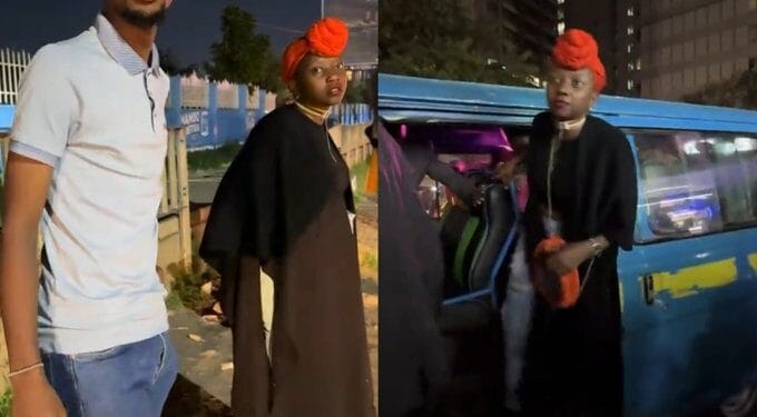 Charlene Ruto Boarding A Matatu Photo