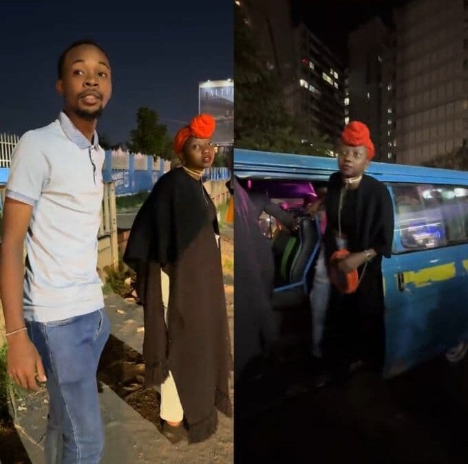 Charlene Ruto Boarding A Matatu Photo