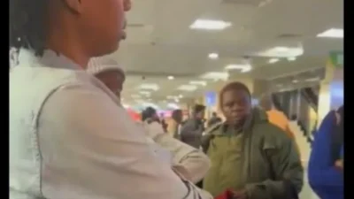 Kenya Airways With Nigerian Woman