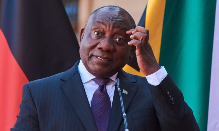South Africa President Cyril Ramaphosa