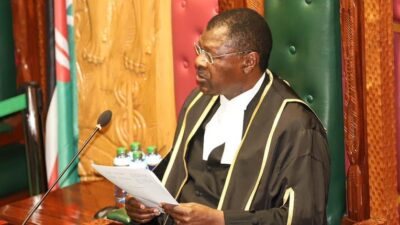 Speaker Moses Wetangula At Parliament