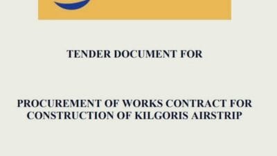 Tender Notification Kilgoris