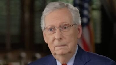 Former Senate Majority Leader Mitch Mcconnell, Aged 82