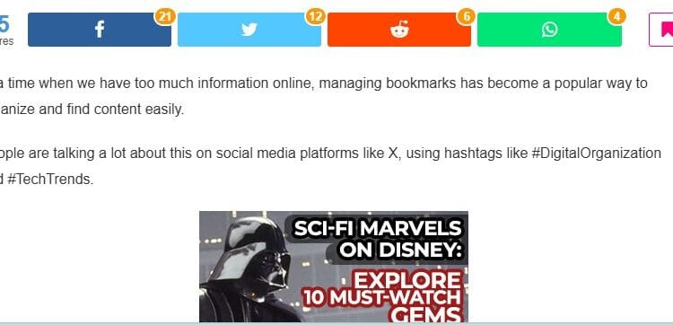 Bookmark Subscription Management
