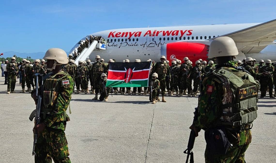 Kenyan police in haiti mission