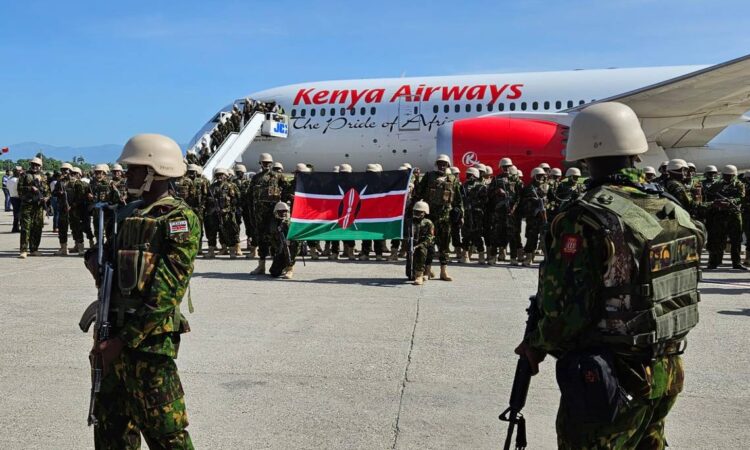 Kenyan police in haiti mission