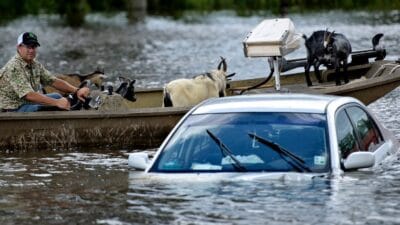 Louisiana flooding tropical storm looms