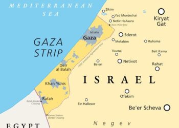 Map of gaza