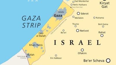 Map of gaza