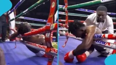 Nigerian boxer, gabriel oluwasegun olanrewagu