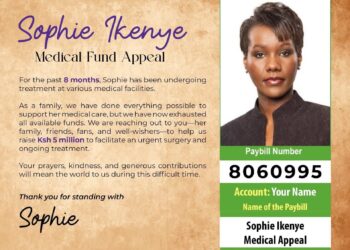 On sophie ikenyesophie ikenye is very ill. let us