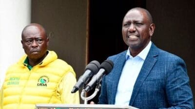 President william ruto claims that former deputy p