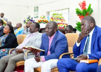 President William Ruto In Church