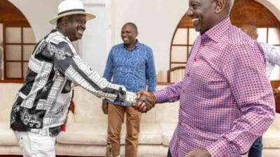 Raila And Ruto In Mombasa
