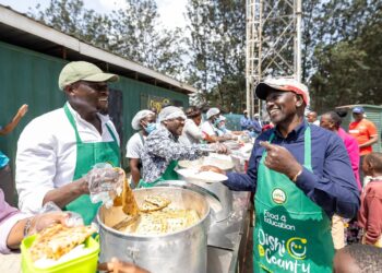 Ruto in kibra on dishi na county