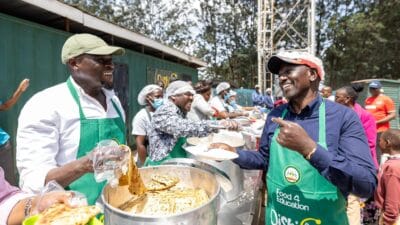 Ruto in kibra on dishi na county