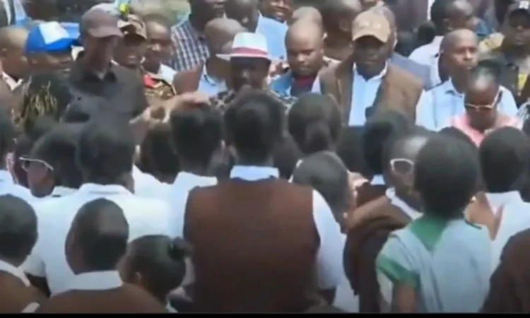 Ruto on dish na county