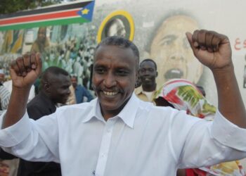 Yassir arman, a well known leader of the sudanese opposition