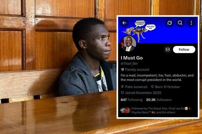 Dci arrests 22 year old titus wekesa