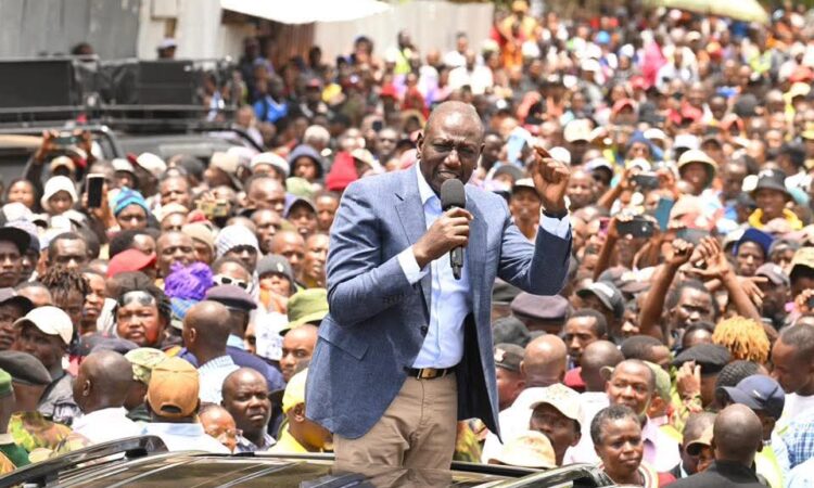 President william ruto in nanyuki and laikipia